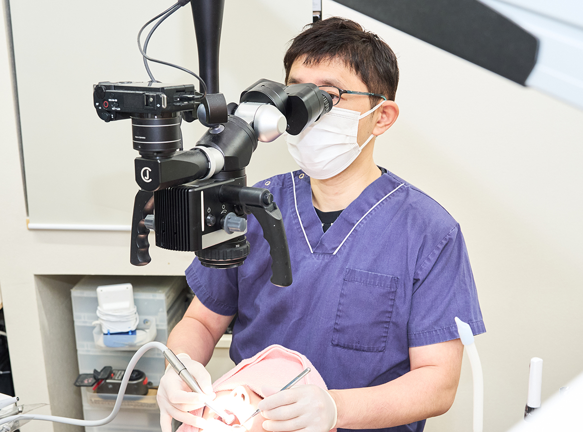 高円寺駅南口徒歩2分の歯医者、高円寺PAL歯科医院のマイクロスコープ診療