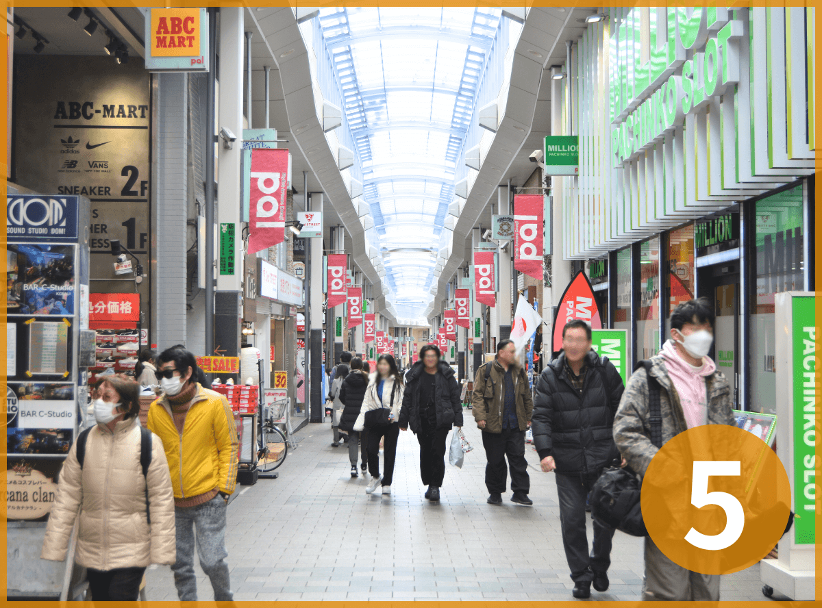 JR高円寺駅から高円寺PAL歯科医院までの道のり