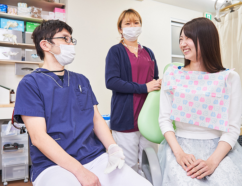高円寺駅南口徒歩2分の歯医者、高円寺PAL歯科医院の治療後のメンテナンス